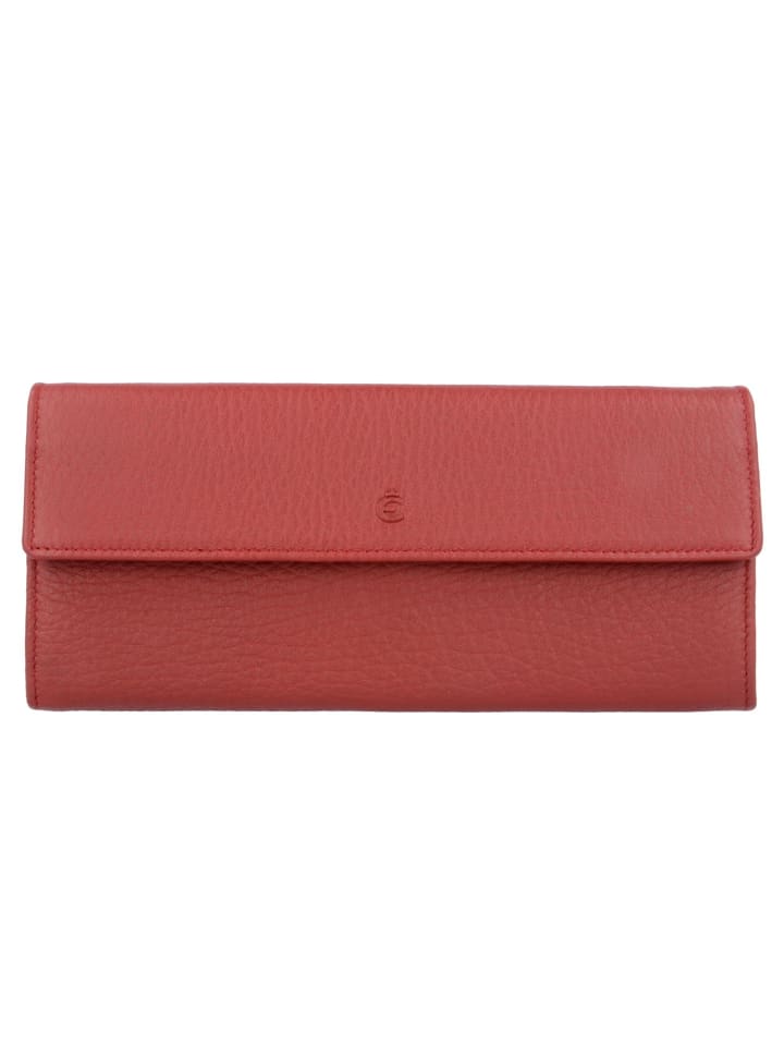 Deer Geldbörse Leder 18.5 cm deer hochrot