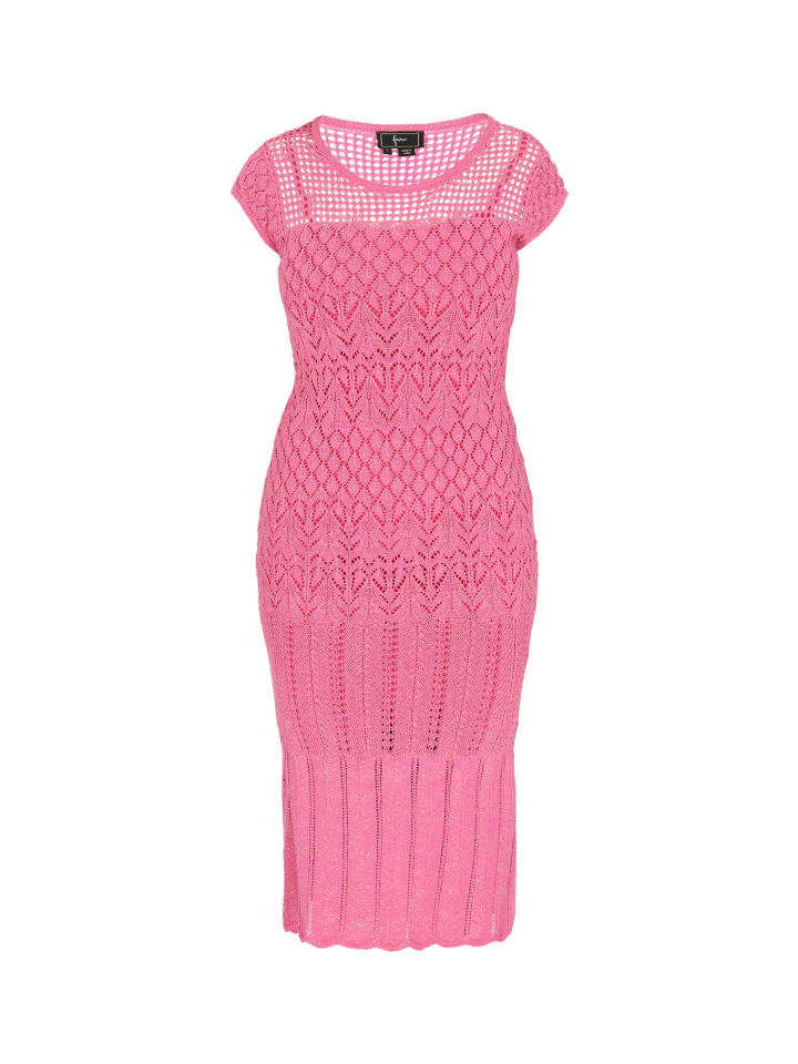 Women Dress in pink gold