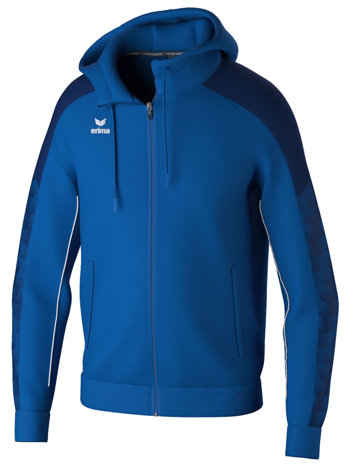 Herren Trainingsjacke Mit Kapuze in new royal/new navy