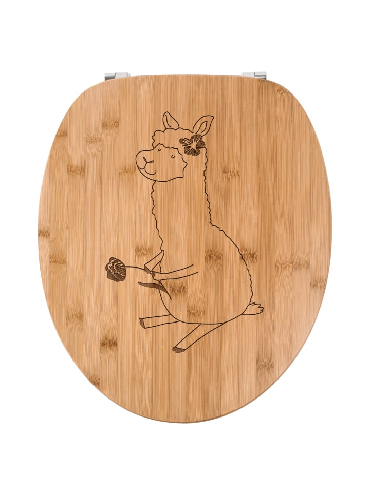 WC Deckel Alpaka Blume ohne Spruch in Transparent