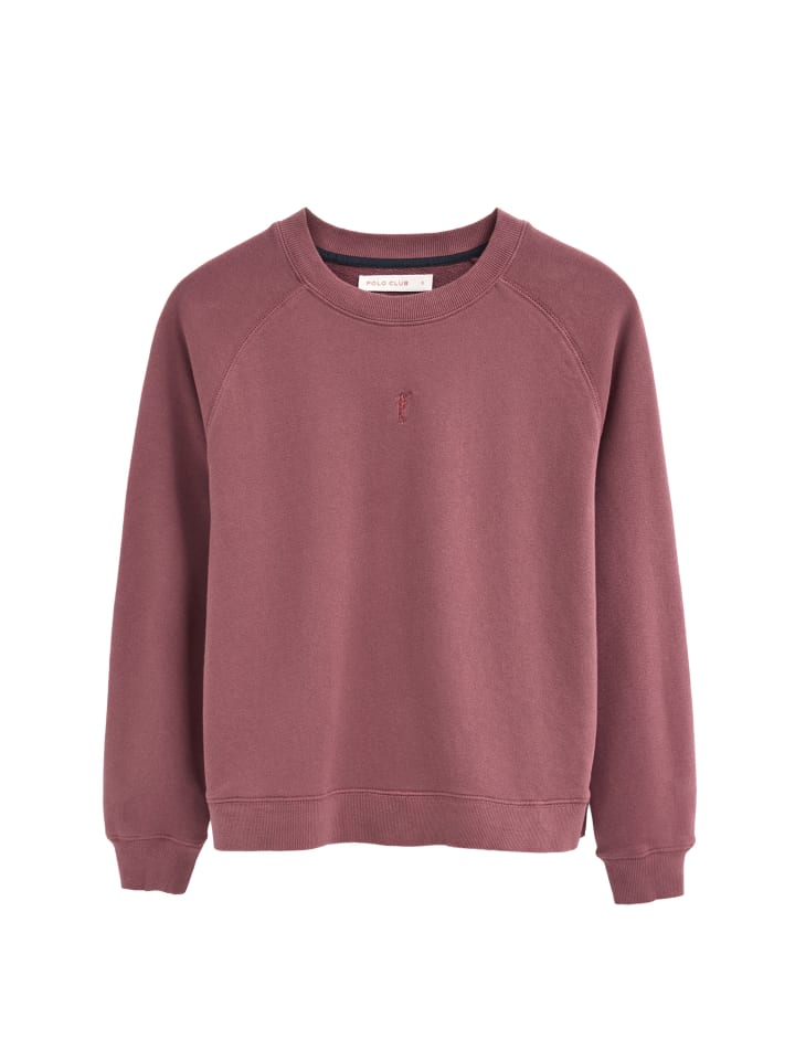 Sweatshirt RIGBY GO CREWNECK W VO in Weinrosa
