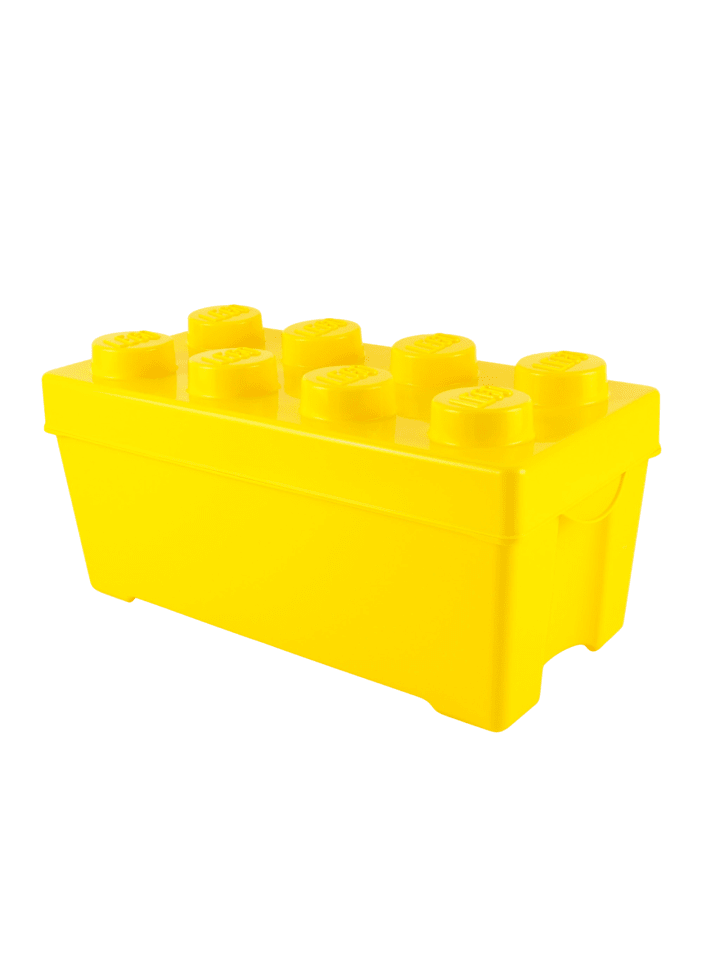 Aufbewahrungsbox Mittel mit Deckel NEU Menge 1x - ab 3 Jahren in yellow