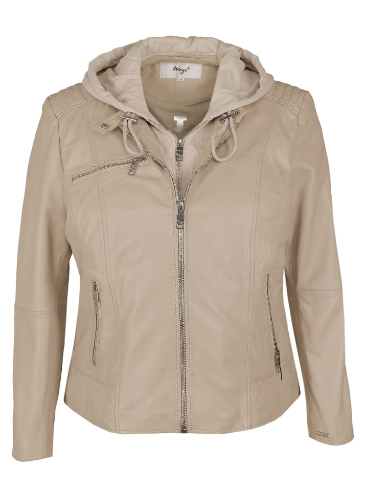 Lederjacke 42021318 in cognac
