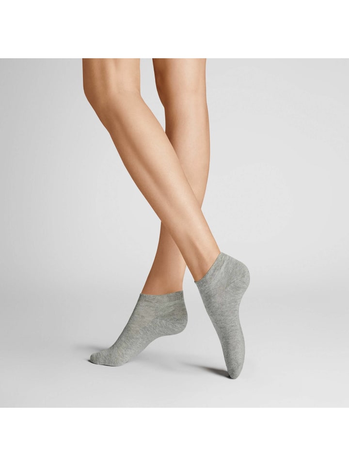 Sneakersocken Relax Cotton hautfreundlich in Silber
