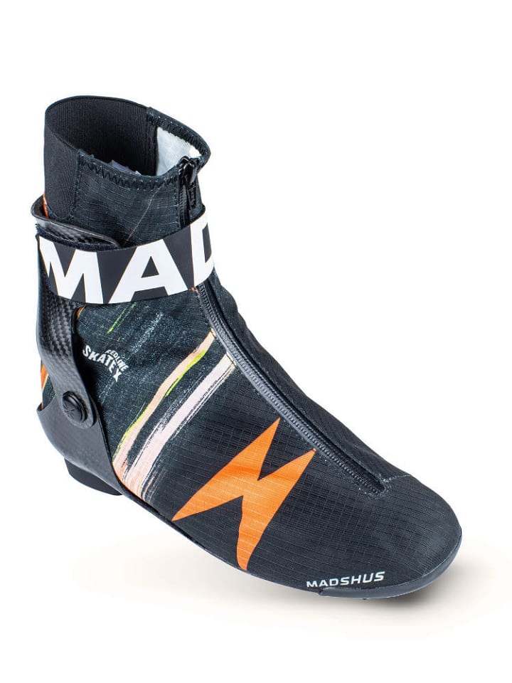 Langlauf-Skatingschuhe in schwarz