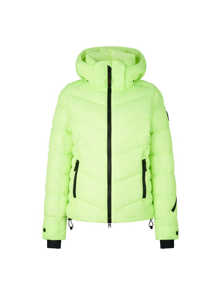 Skijacke Saelly in fluo green