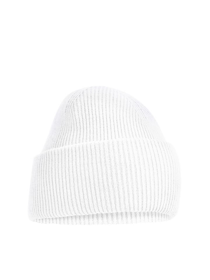 Beanie aus Polyester Unisex für Herbst und Winter in Weiß