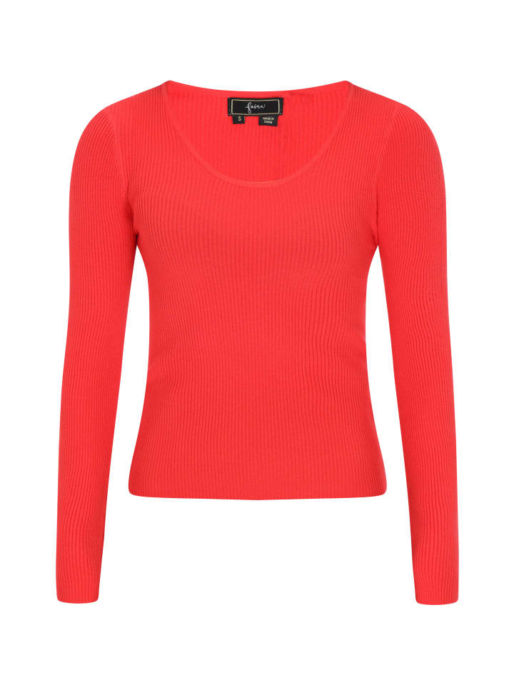 Women Sweater in red