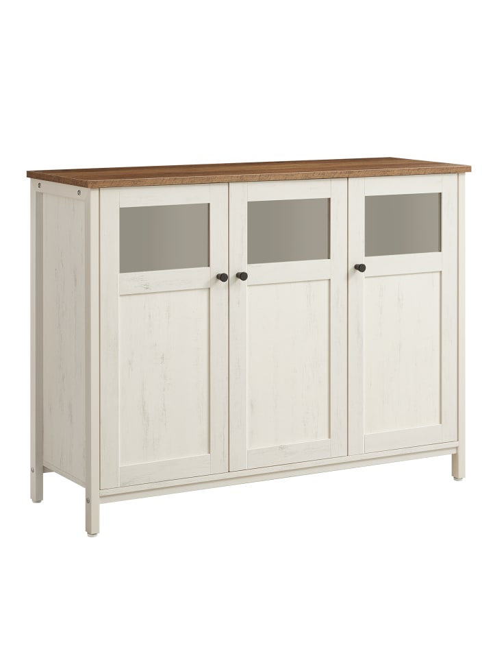 Küchenschrank Daxton in Braun-Weiß - (B)100 x (H)75 x (T)35 cm
