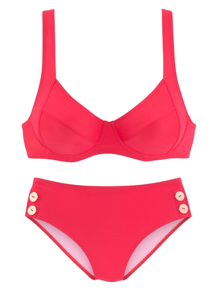 Bügel-Bikini in knallrot