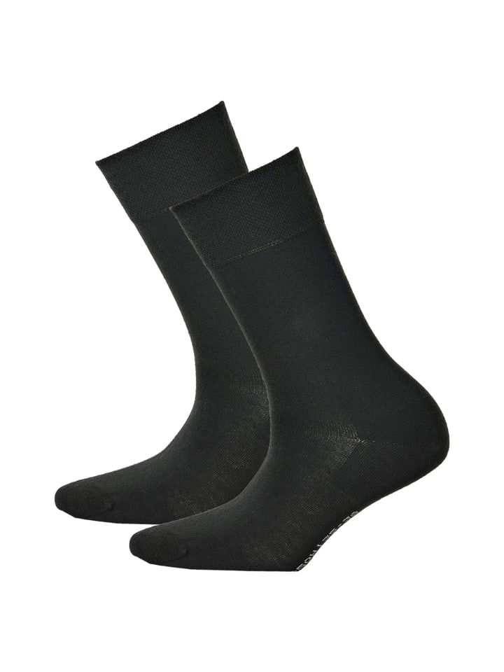 Socken 2er Pack in Schwarz
