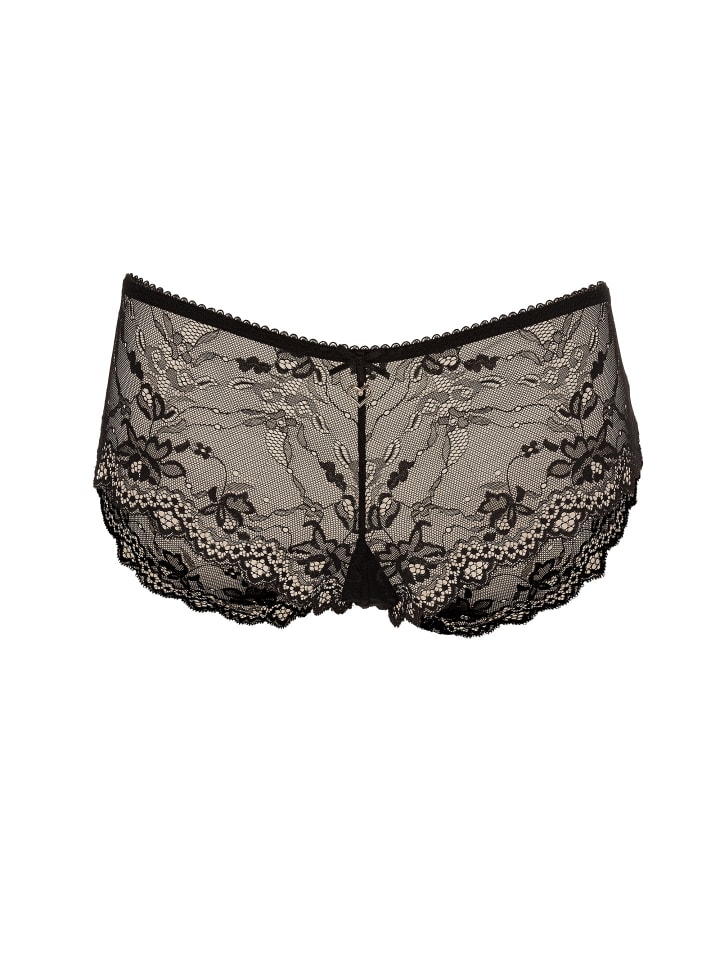 Hotpants "EMMIE" in Schwarz Umstandslip