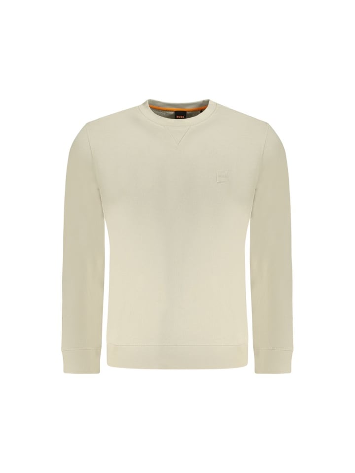 Beige Baumwolle Herren Sweatshirt