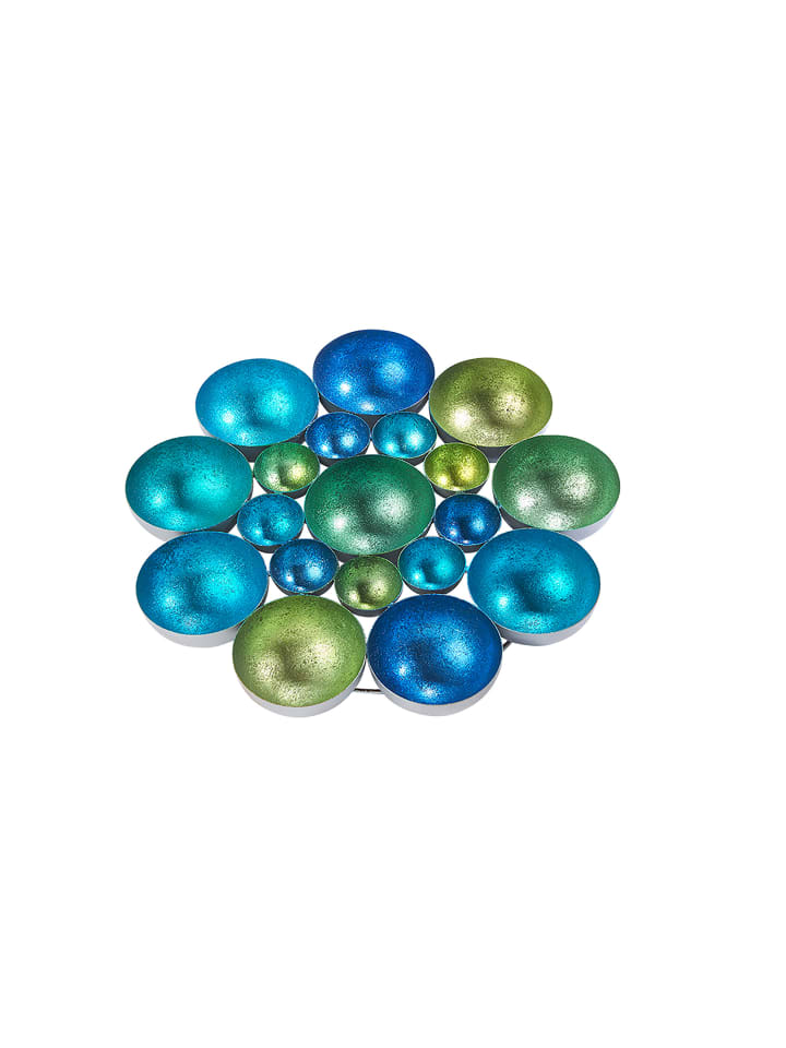 Kerzenhalter BUBBLE34 in Blau