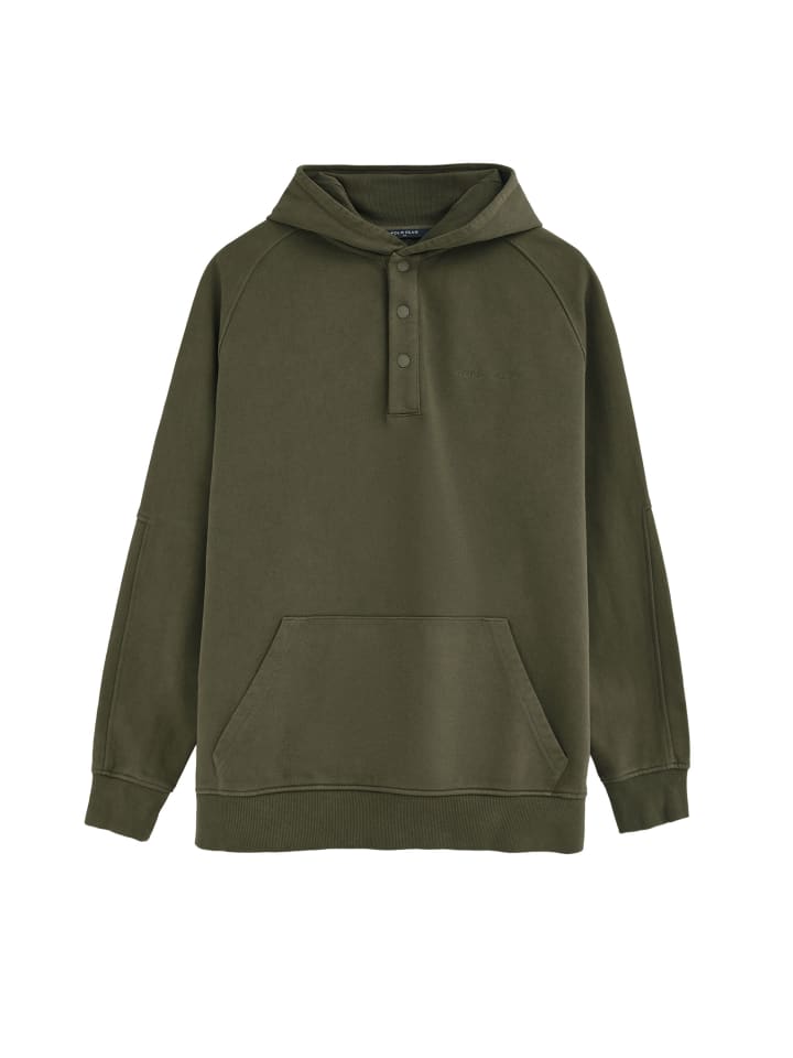 Sweatshirt MAN DANAO LONG SLEEVE RELAXED FIT in MILITÄRGRÜN