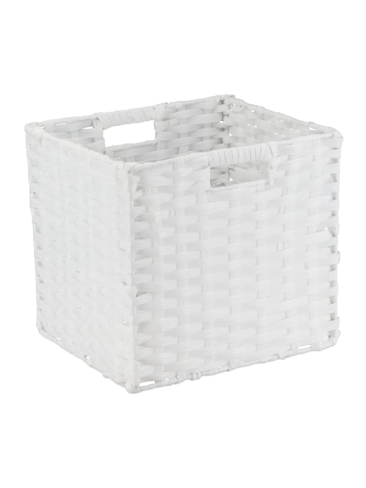 2 x Aufbewahrungskorb in Weiß - (B)32 x (H)31 x (T)30 cm