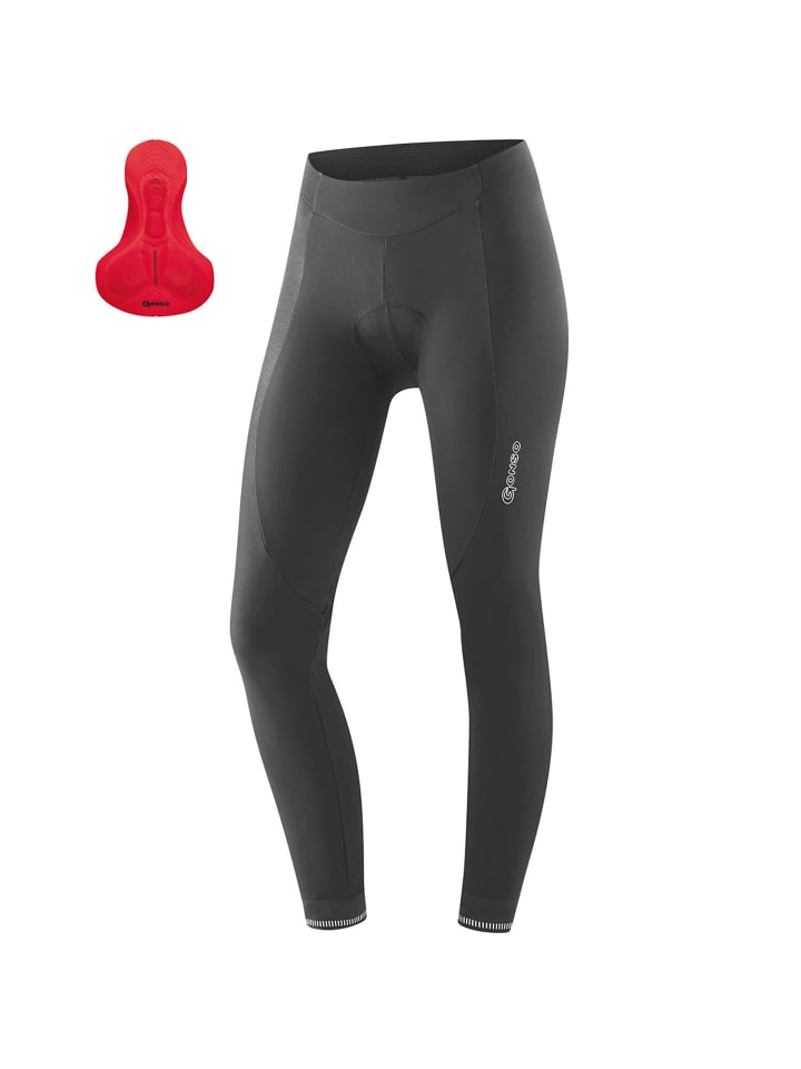 Radhose Sitivo Tight Red in Schwarz