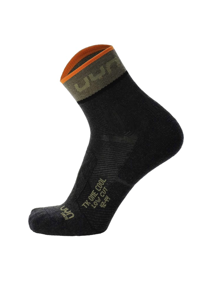 Socken in Grau/Grün