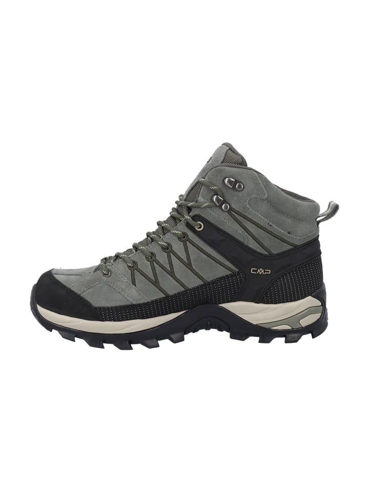 Schnürschuhe in avocado-pine