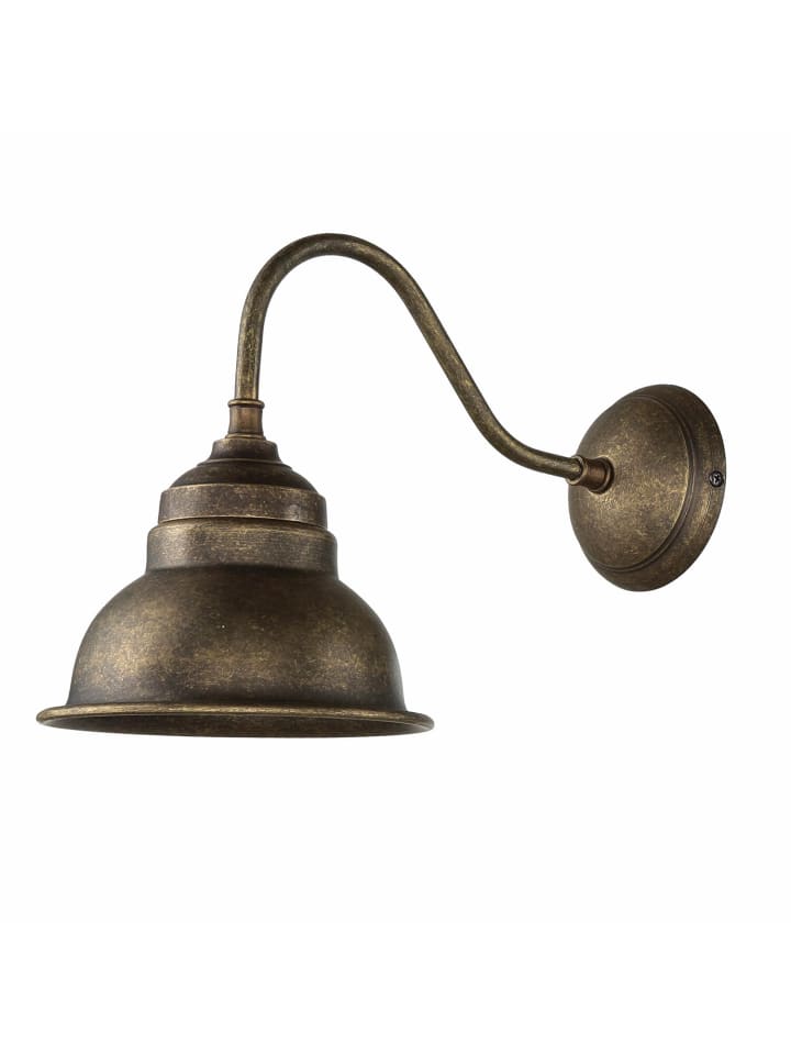 Wandlampe (B)16 x (H)23 cm in Bronze Antik matt