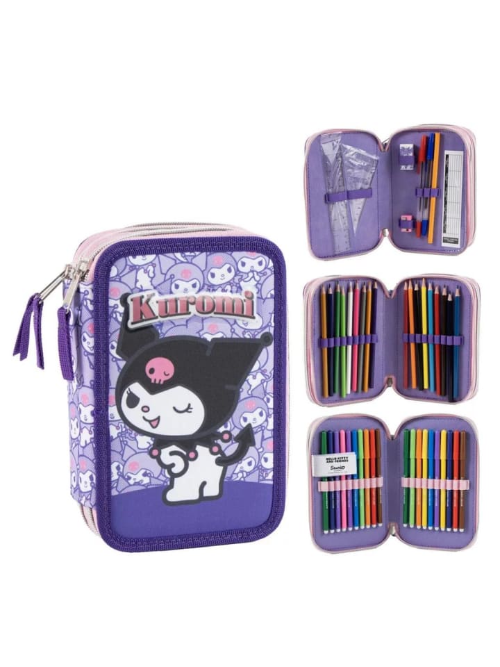 Hello Kitty Little Rebel Gefülltes Federmäppchen 3-stöckig