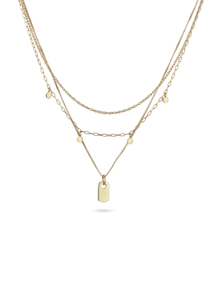 Halskette 925 Sterling Silber in Gold