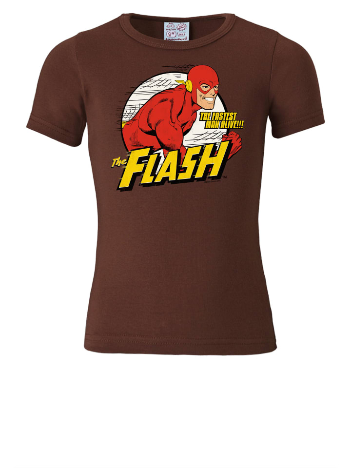 T-Shirt The Fastest Man Alive in braun