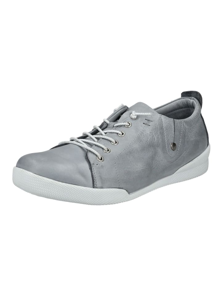 Halbschuhe Hellgrau