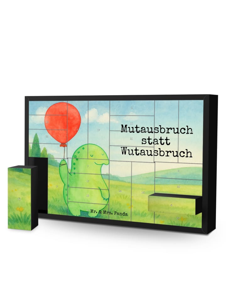 Adventskalender Schildkröte Luftballon Design m... in Weiß