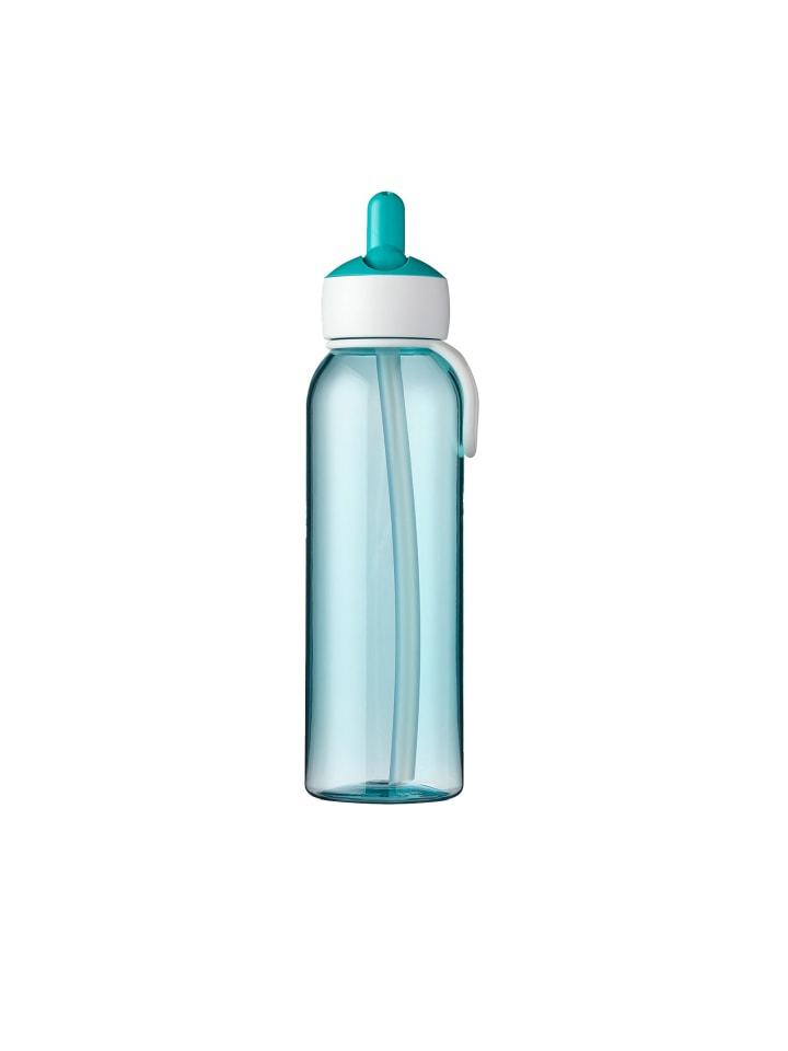 Wasserflasche Flip-Up Campus in 500 ml in Türkis