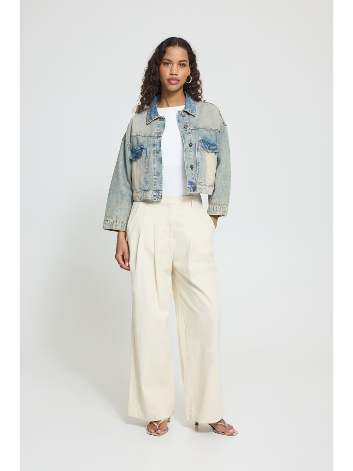 Jeansjacke IHNOVANNA Box fit in DENIM LIGHT BLUE VINTAGE