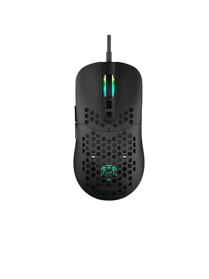 Qware San Diego Maus – Gaming Maus mit USB-Anschluss & in Schwarz