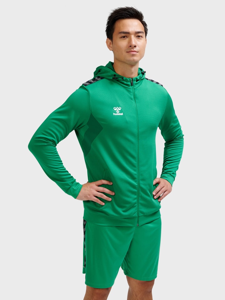 Reißverschluss Kapuzenpullover Hmlauthentic Herren in JELLY BEAN
