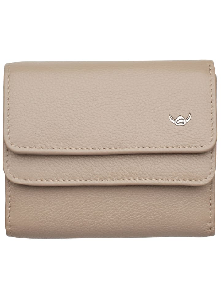 Madrid Geldbörse RFID Schutz Leder 10.5 cm taupe