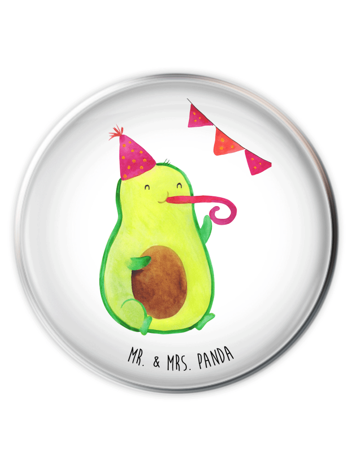 Stöpsel Avocado Geburtstag ohne Spruch in Weiß