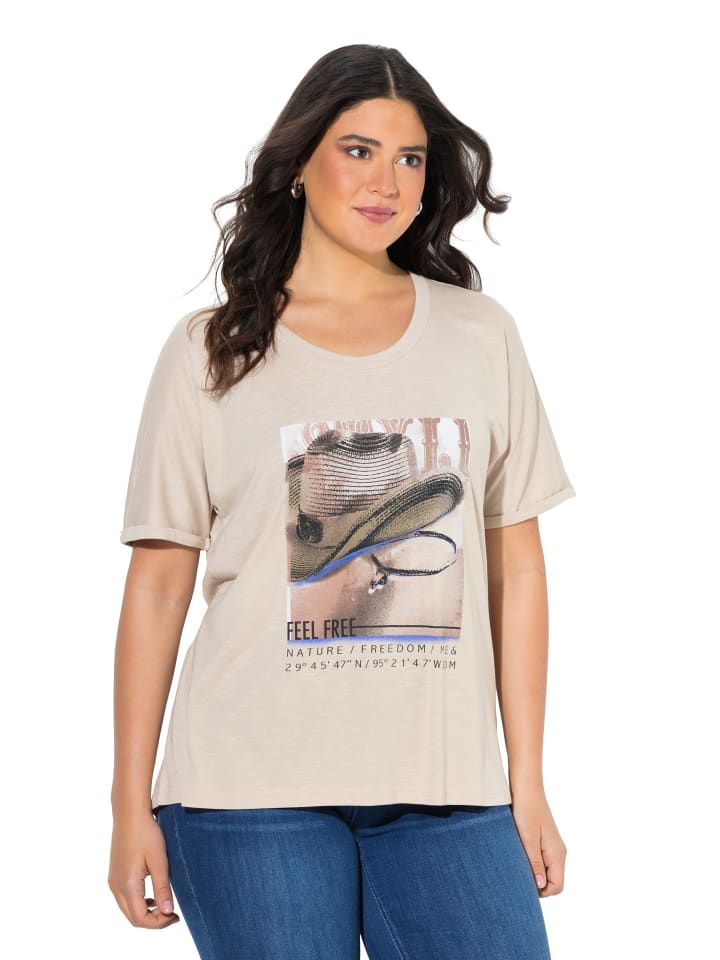 Shirt in dunkles kitt