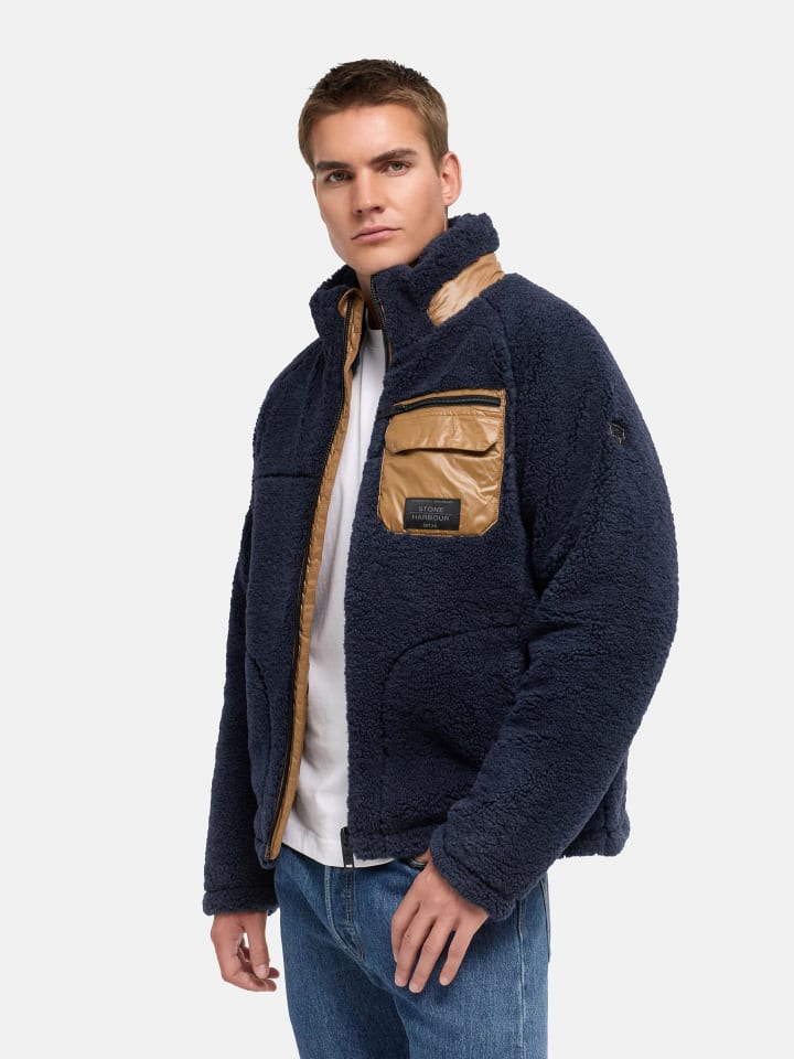 Plüschjacke Sorees XX in Navy