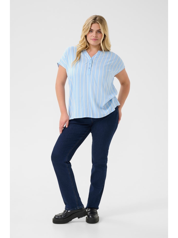 Bluse ärmellos KCsida Regular fit in Chambray/Moonstruck Stripe