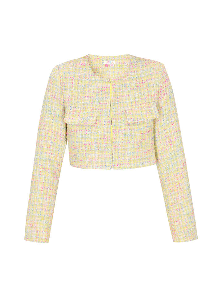 Women Jacket in lime