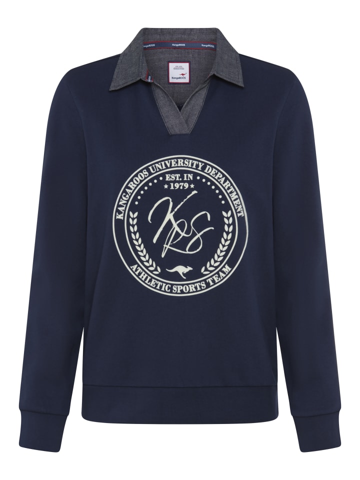 Sweatshirt in marine