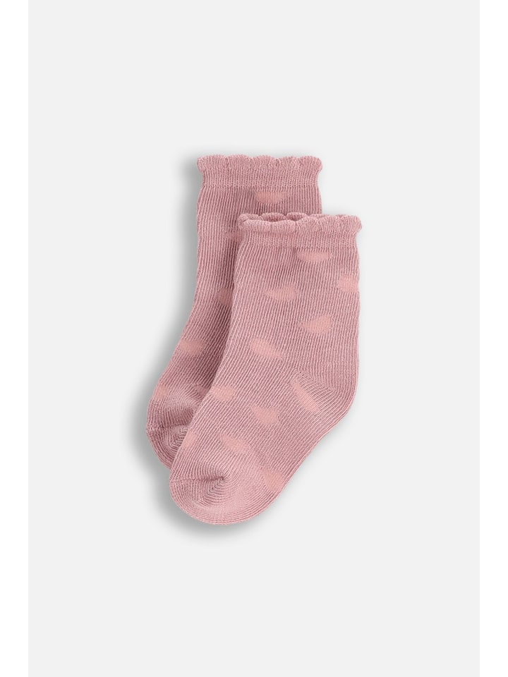 Socken in gedämpftes Rosa