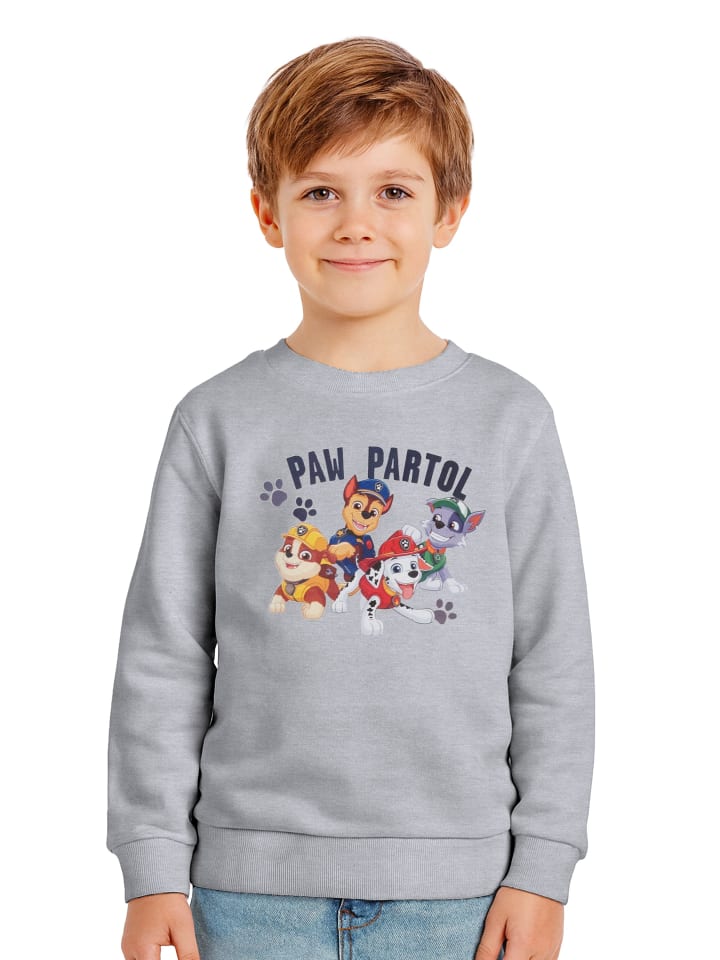 Paw Patrol Sweatshirt Pullover Oberteil Langarm in grau