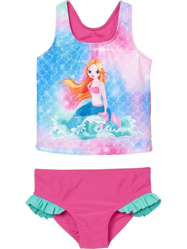 Bikini "UV-Schutz Tankini Meerjungfrau" in Pink