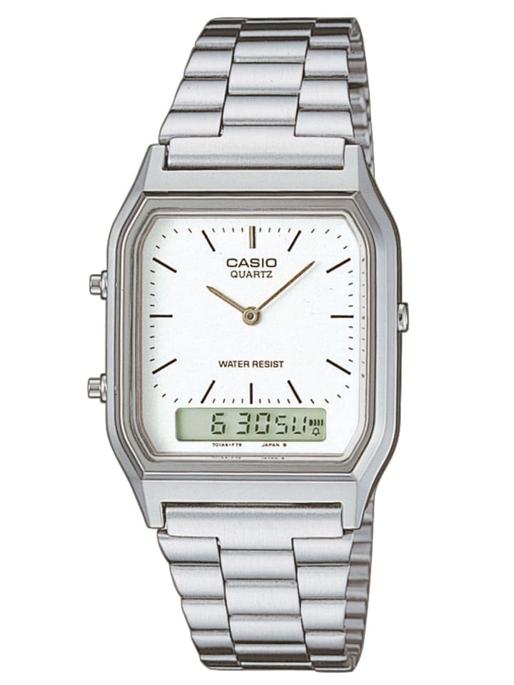 Collection Edgy Uhr Ana-Digi Silber/Weiß