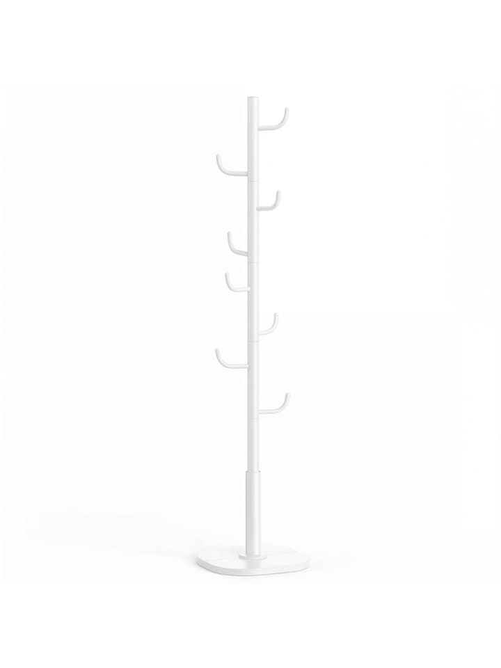Garderobenständer Alan in Wolkenweiß - (B)40 x (H)175.3 x (T)40 cm