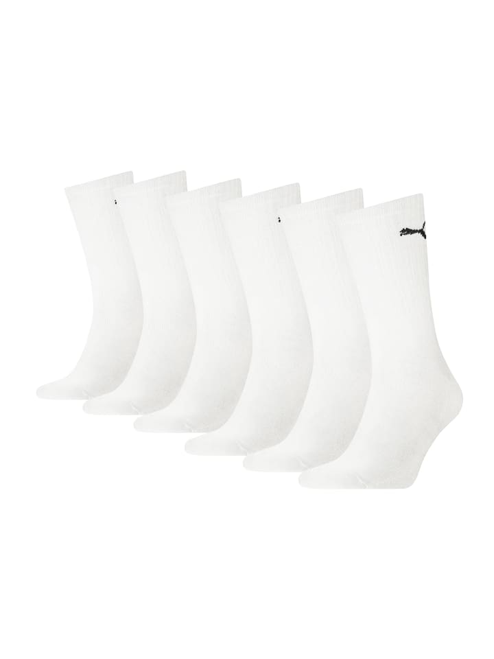 Socken PUMA UNISEX CREW SOCK 6P ECOM in 300 - white