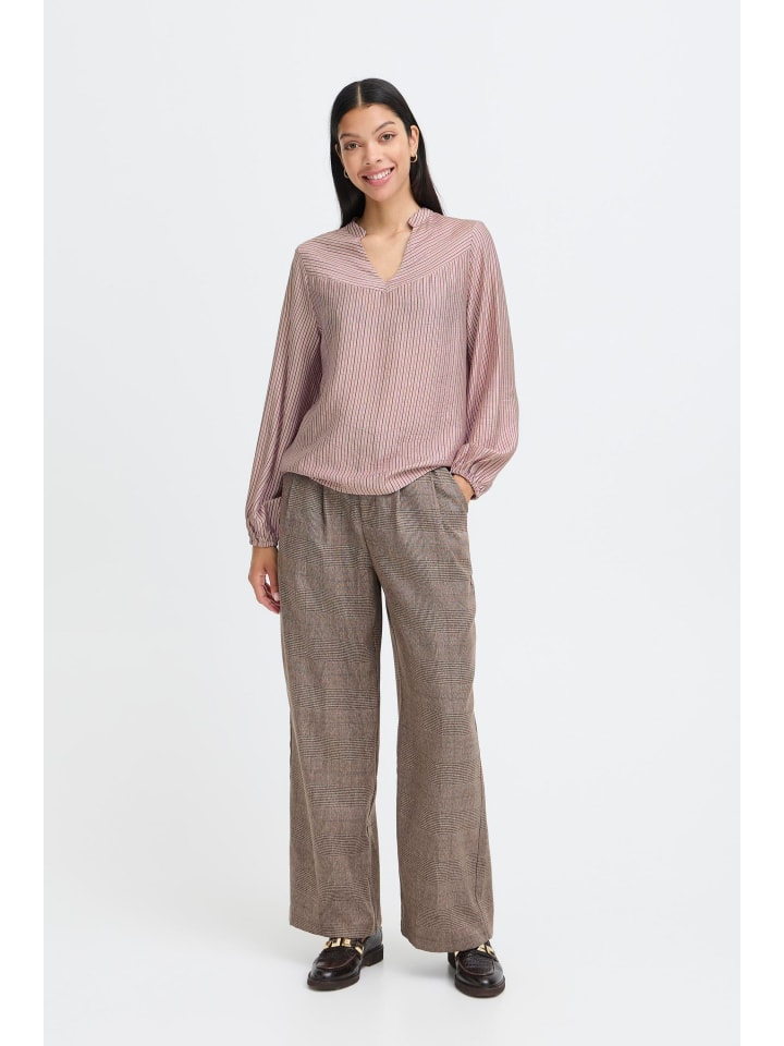 Langarm - Hemd BMMFIE Relaxed fit in Burnished Lilac Mix