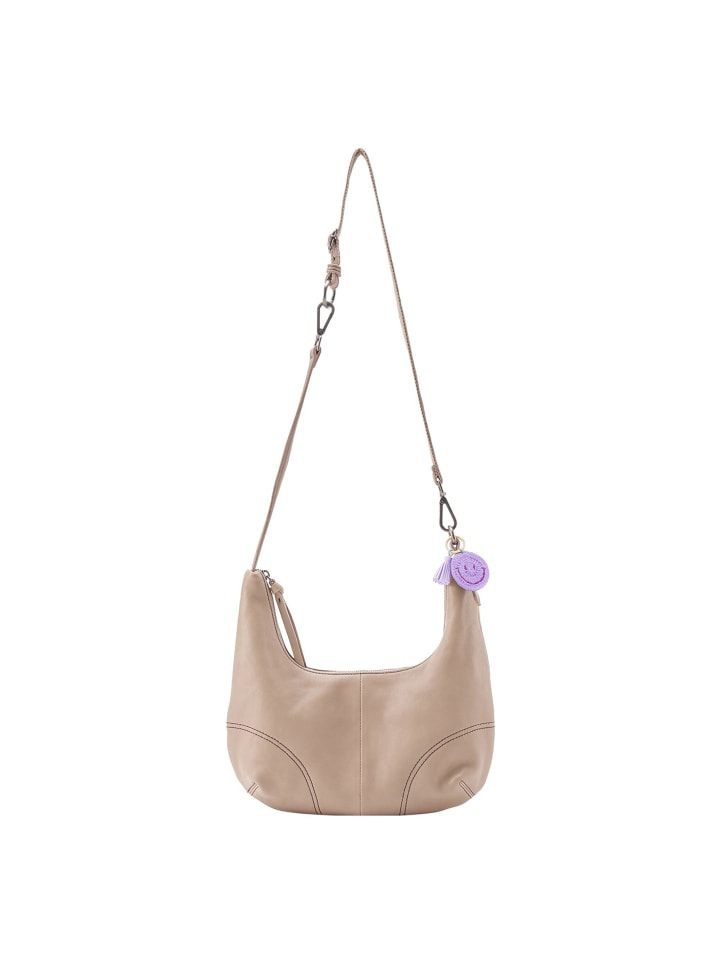 Take A Smile Umhängetasche Leder 33 cm chai latte