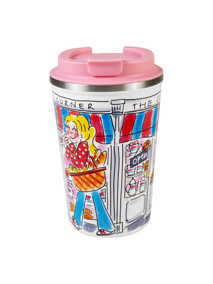 To-Go-Becher Die Kaffeecke in Bunt - 380 ml