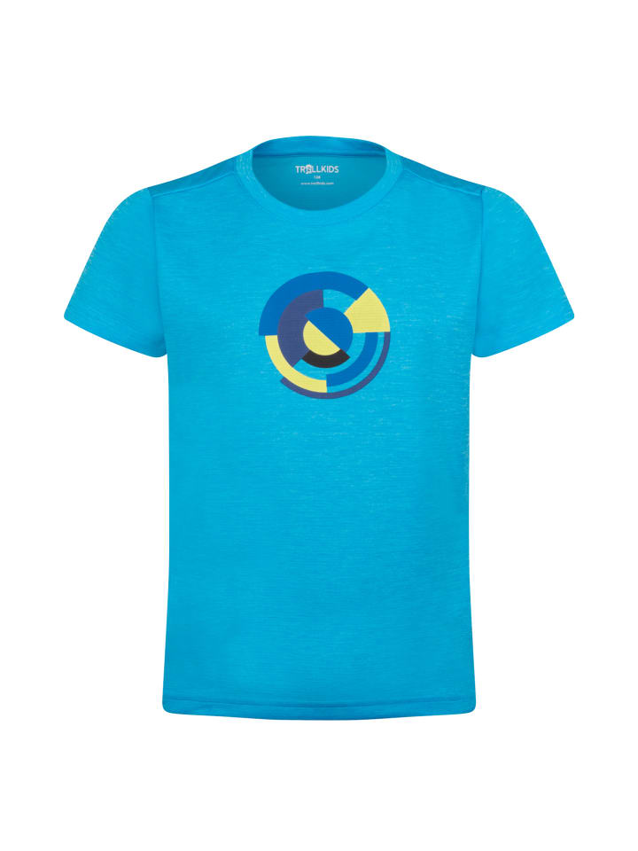 Funktionsshirt Sognefjord in pool blue